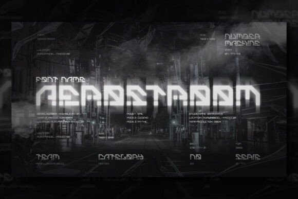 Aerostroom: A Futuristic Font for Bold Design Projects