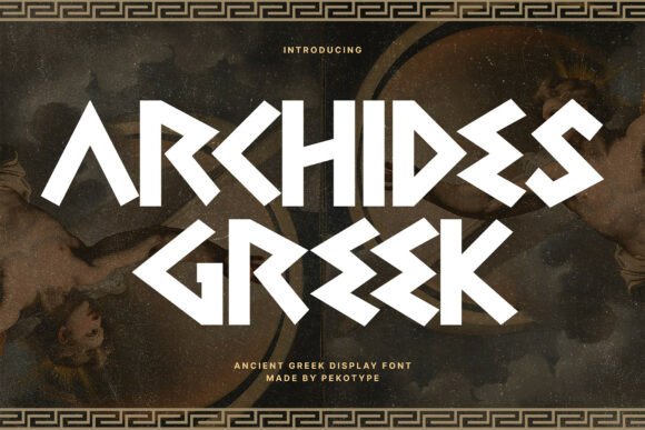 Archides: The Bold Display Font Inspired by Ancient Greece