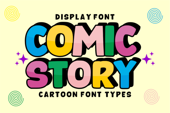 Comic Story: A Playful Font for Whimsical Designs