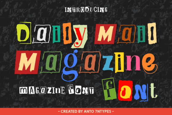 Daily Mail Magazine: A Bold Vintage Typeface for Modern Design