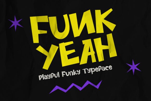 Funk Yeah: A Bold Display Font for Vibrant Designs