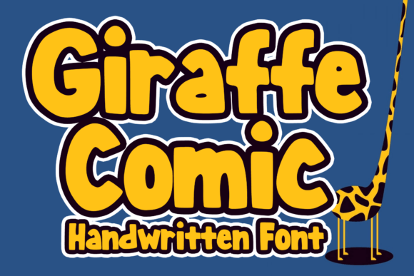 Giraffe Comic: A Playful Font for Bold Designs