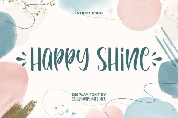 Happy Shine: A Font That Radiates Joy and Creativity