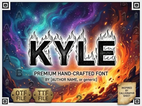 Kyle: A Bold Display Font for Impactful Designs