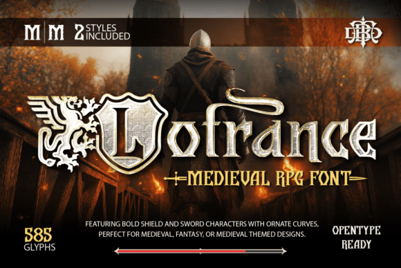 Lotrance: Bold Medieval Typography for Epic Designs