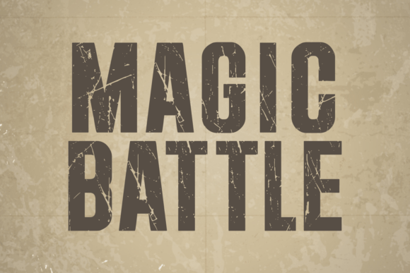 Magic Battle: The Bold Display Typeface for Powerful Designs