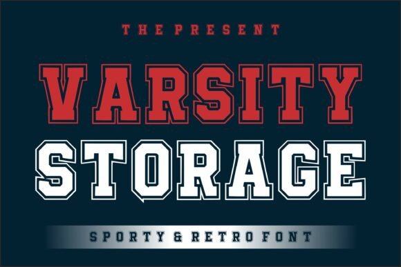 Varsity Storage: Bold Collegiate Font for Modern Design