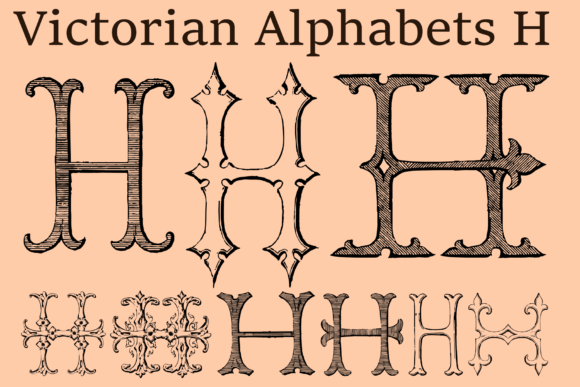 Victorian Alphabets H: A Classic Display Typeface